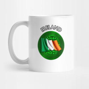 Irish Flag Clover Celtic Knot - Ireland Mug